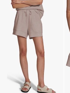 Varley Atrium Shorts in Taupe